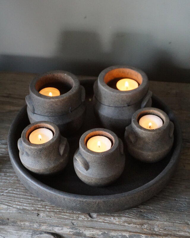 Brynxz Schaal Met Set Van 5 Kopjes | Majestic Brown