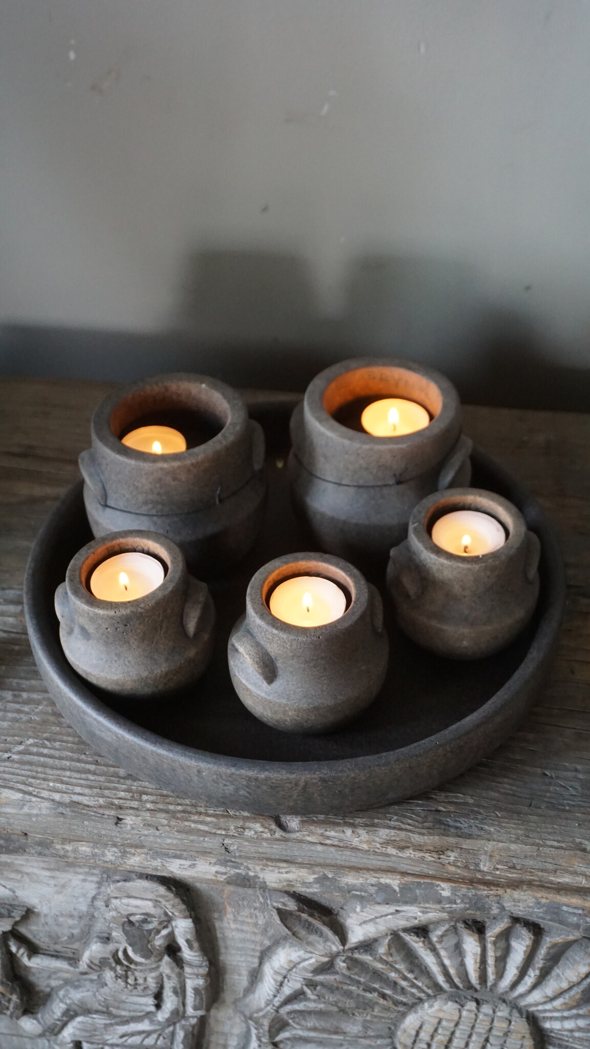 Brynxz Schaal Met Set Van 5 Kopjes | Majestic Brown
