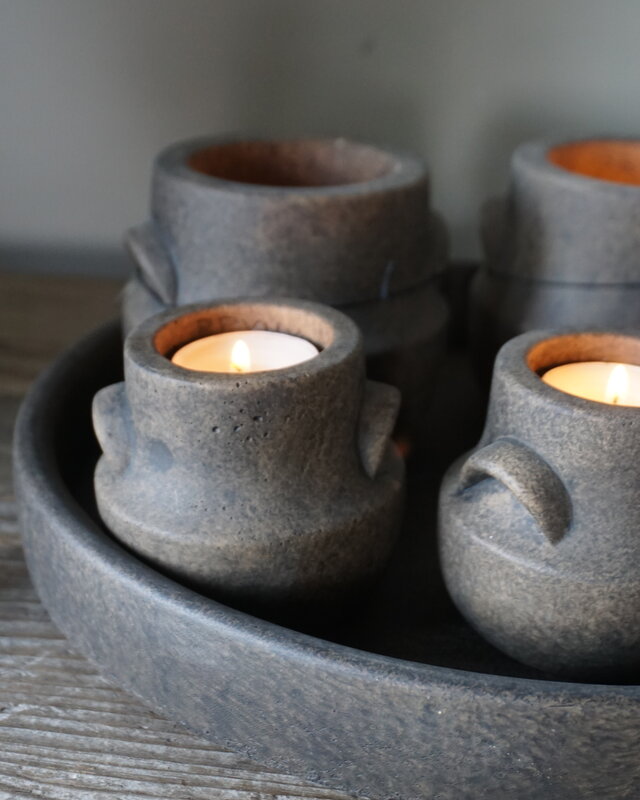 Brynxz Schaal Met Set Van 5 Kopjes | Majestic Brown