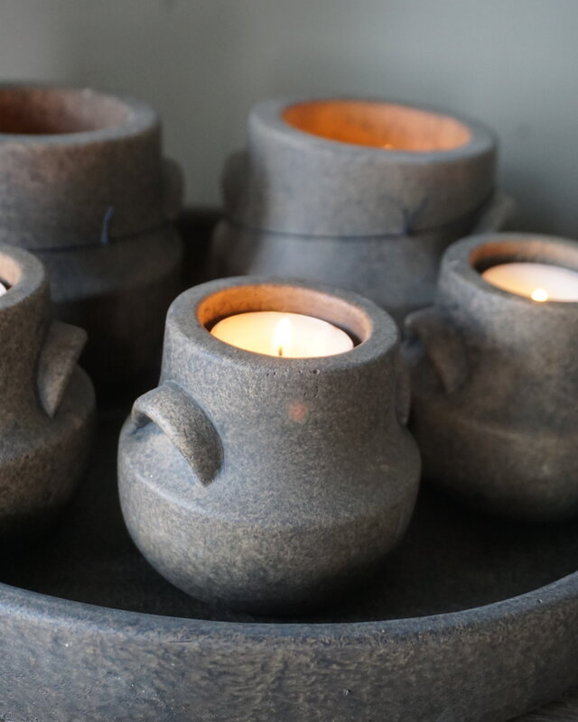Brynxz Schaal Met Set Van 5 Kopjes | Majestic Brown
