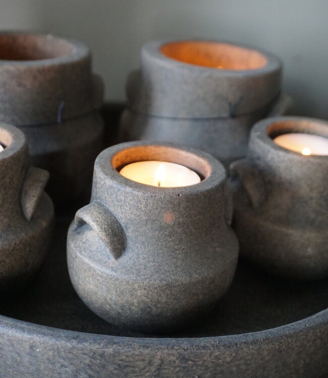 Brynxz Schaal Met Set Van 5 Kopjes | Majestic Brown