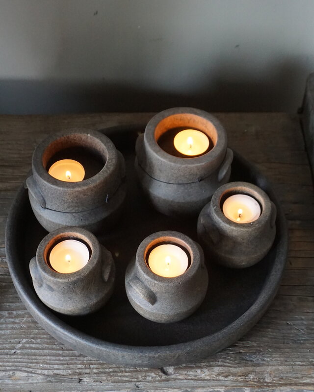 Brynxz Schaal Met Set Van 5 Kopjes | Majestic Brown