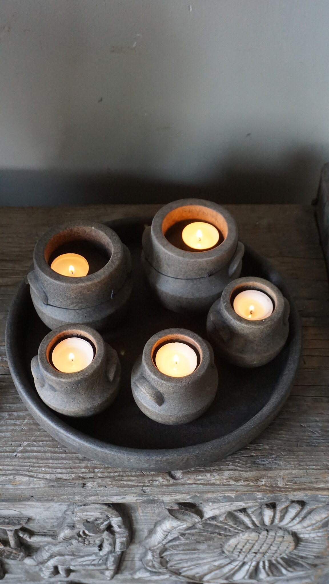 Brynxz Schaal Met Set Van 5 Kopjes | Majestic Brown