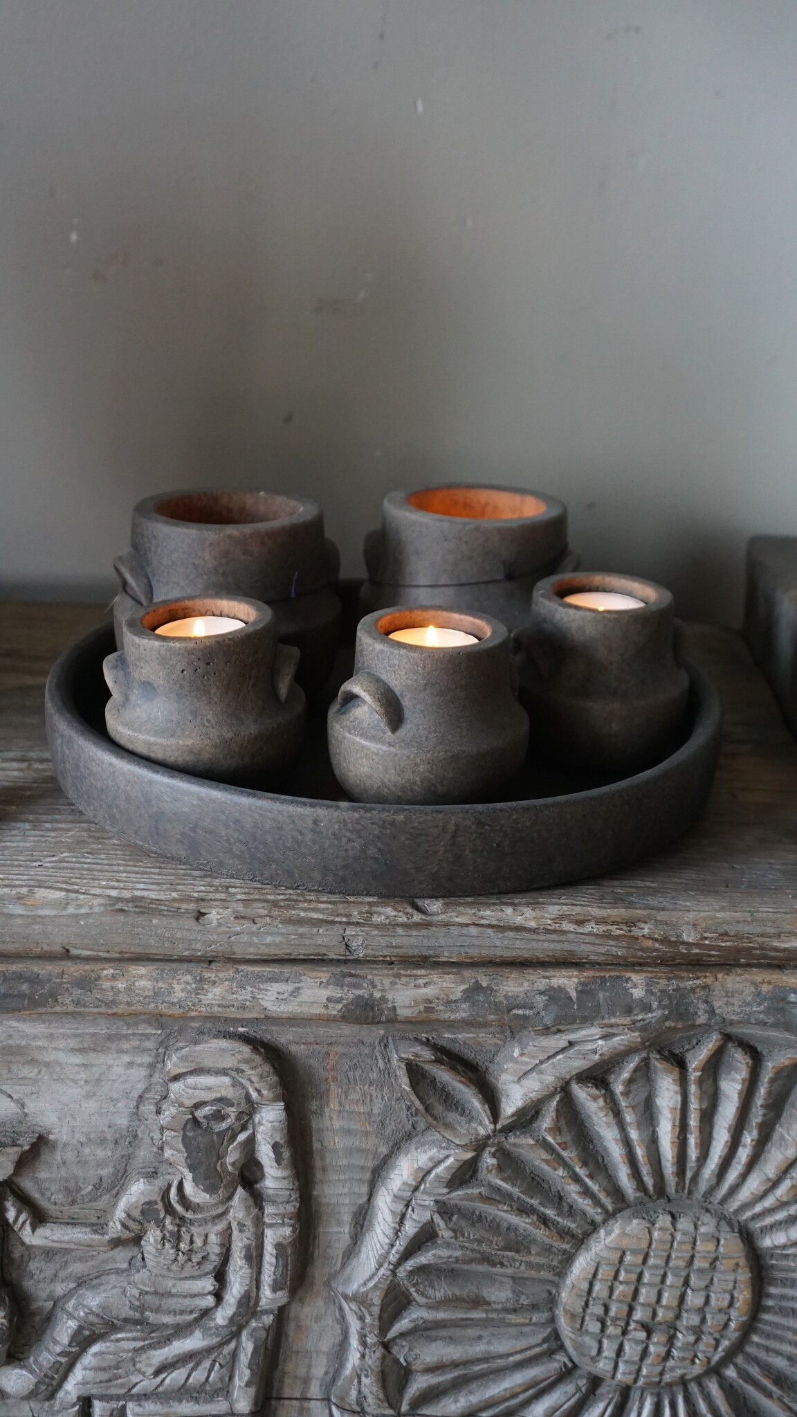 Brynxz Schaal Met Set Van 5 Kopjes | Majestic Brown