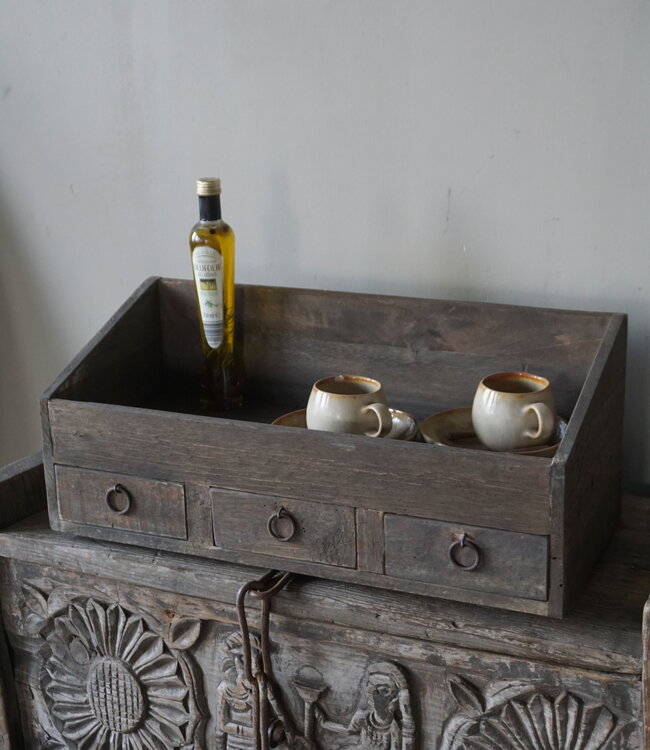 Rene Houtman Gruttersbak 3 Lades | H25 x B60 x D28 cm