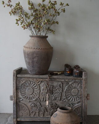 Be-Uniq Origineel Oude Claypot | India | H48 x D37 cm