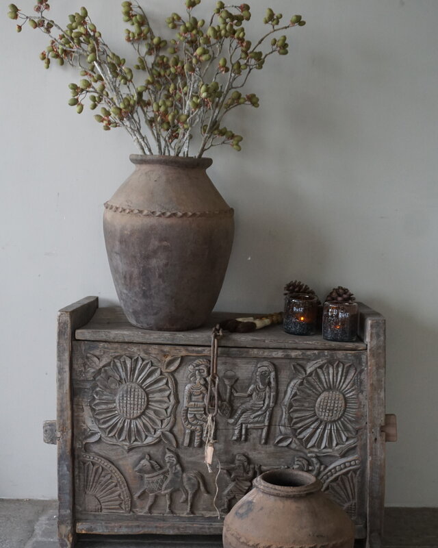 Be-Uniq Origineel Oude Claypot | India | H48 x D37 cm