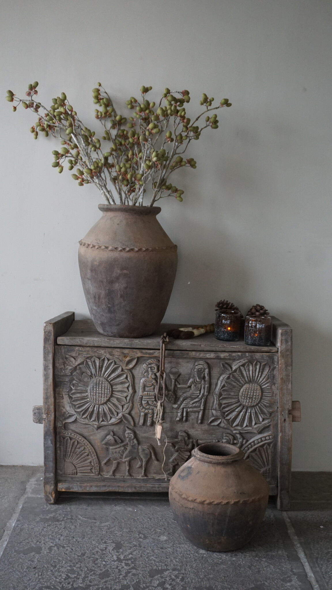 Be-Uniq Origineel Oude Claypot | India | H48 x D37 cm
