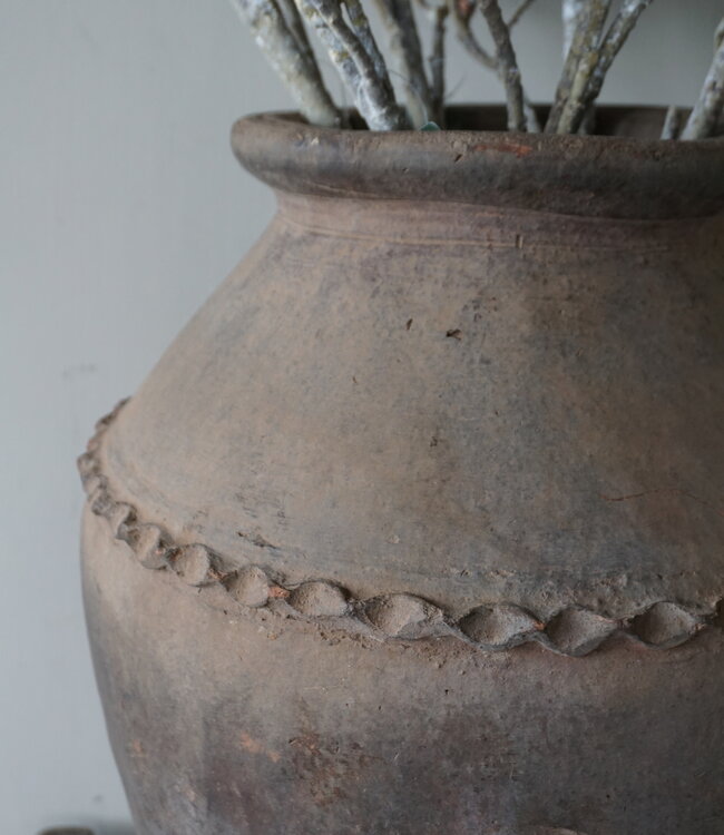 Be-Uniq Origineel Oude Claypot | India | H48 x D37 cm