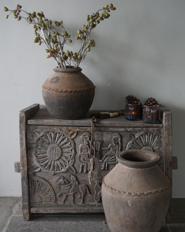 Be-Uniq Origineel Oude Claypot | India | H32 x D30 cm