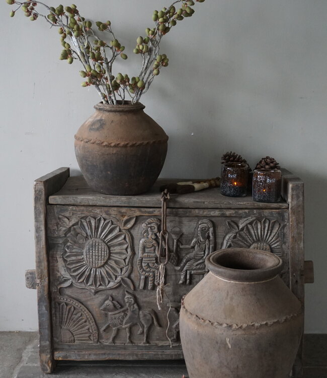 Be-Uniq Origineel Oude Claypot | India | H32 x D30 cm