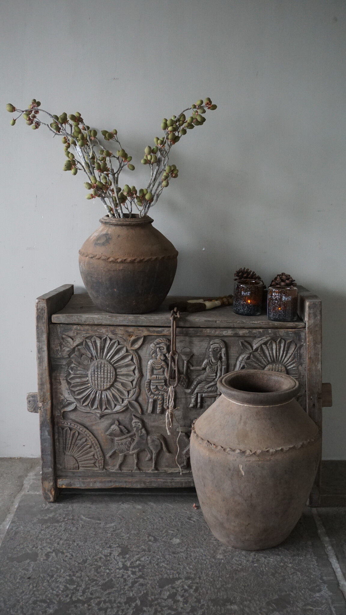 Be-Uniq Origineel Oude Claypot | India | H32 x D30 cm