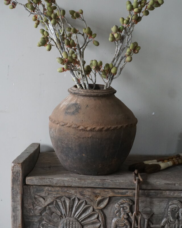 Be-Uniq Origineel Oude Claypot | India | H32 x D30 cm