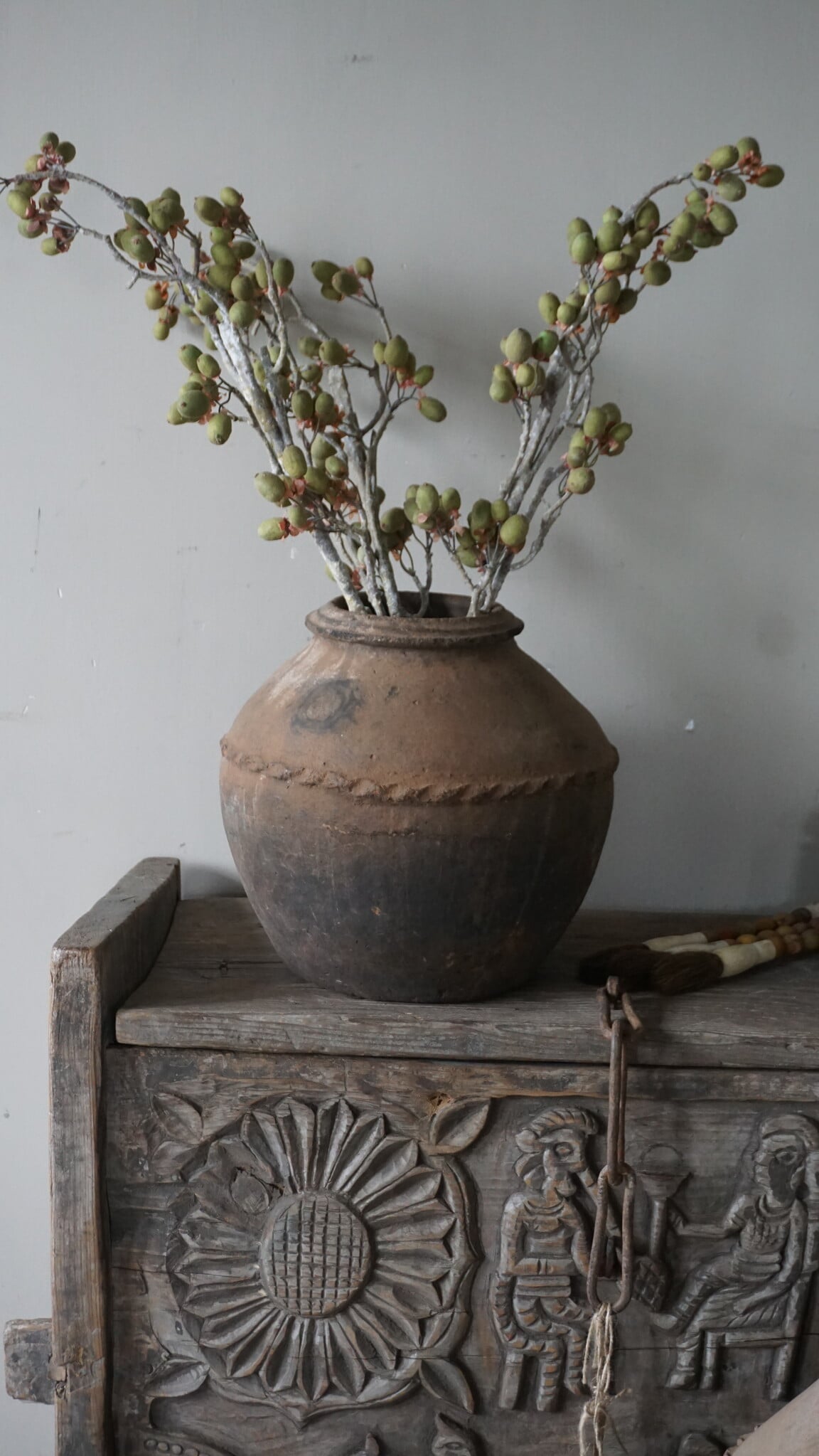 Be-Uniq Origineel Oude Claypot | India | H32 x D30 cm