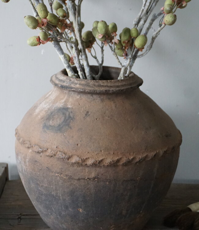 Be-Uniq Origineel Oude Claypot | India | H32 x D30 cm