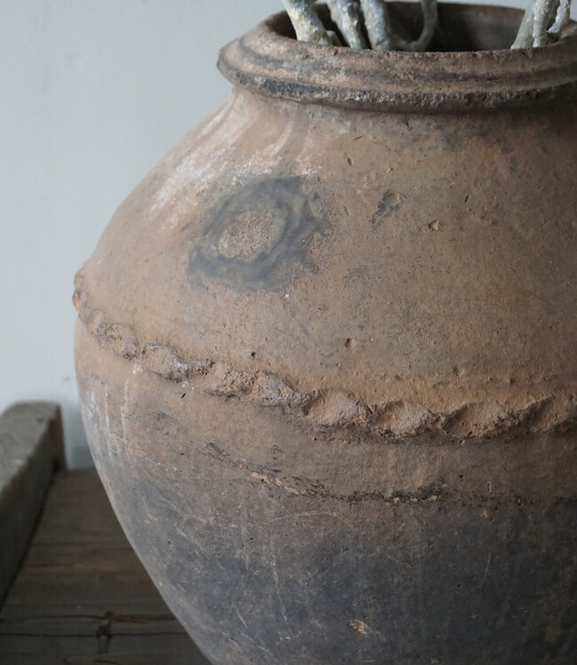 Be-Uniq Origineel Oude Claypot | India | H32 x D30 cm