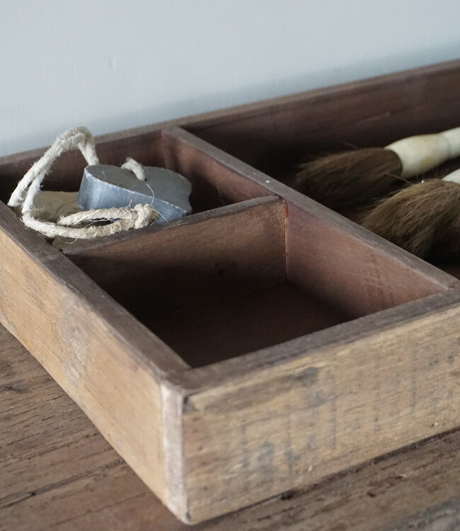 Be-Uniq Dienblad | Tray | Oud Hout | H6,5xB50xD30 cm