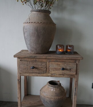 Be-Uniq Wandtafel | Sidetable | 2 Lades | H77xB70xD38 cm