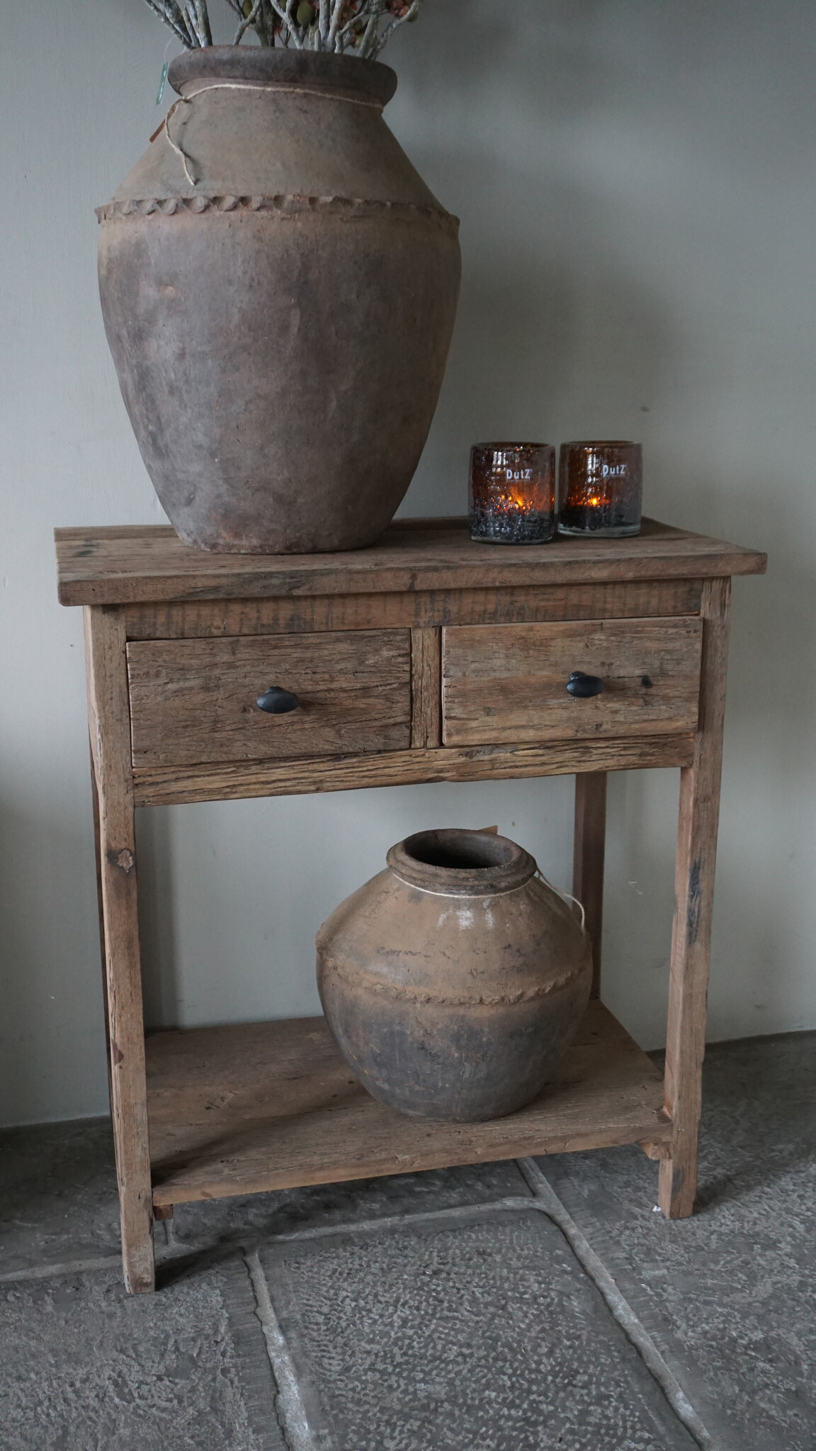 Be-Uniq Wandtafel | Sidetable | 2 Lades | H77xB70xD38 cm