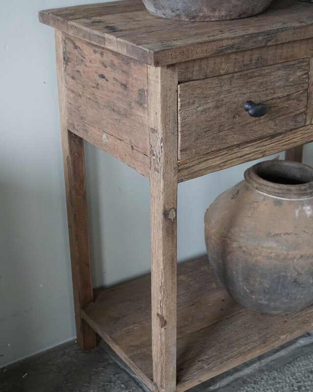 Be-Uniq Wandtafel | Sidetable | 2 Lades | H77xB70xD38 cm