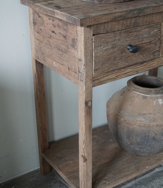 Be-Uniq Wandtafel | Sidetable | 2 Lades | H77xB70xD38 cm