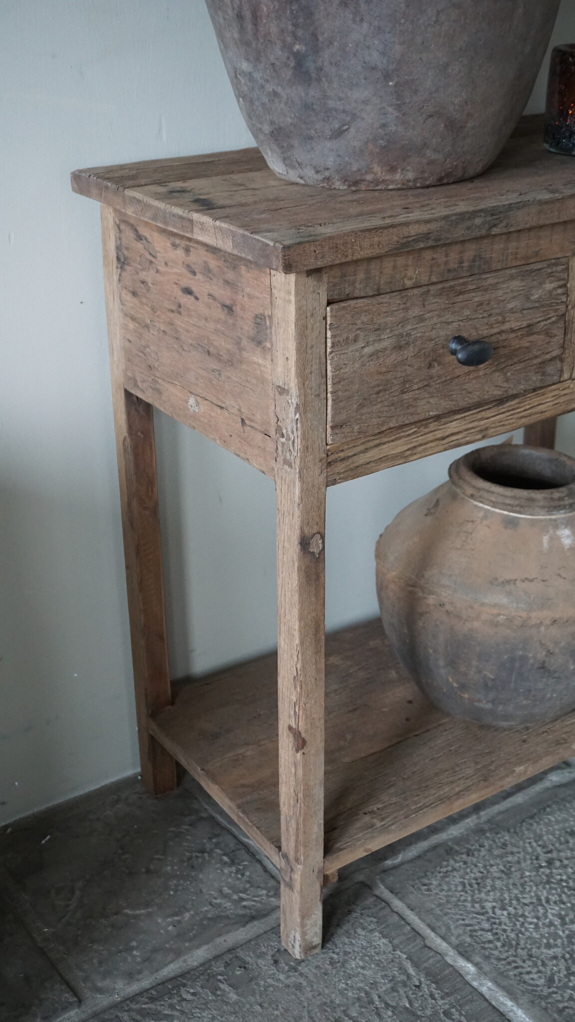 Be-Uniq Wandtafel | Sidetable | 2 Lades | H77xB70xD38 cm