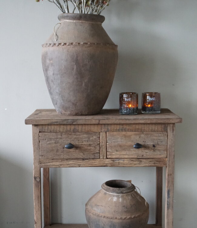 Be-Uniq Wandtafel | Sidetable | 2 Lades | H77xB70xD38 cm