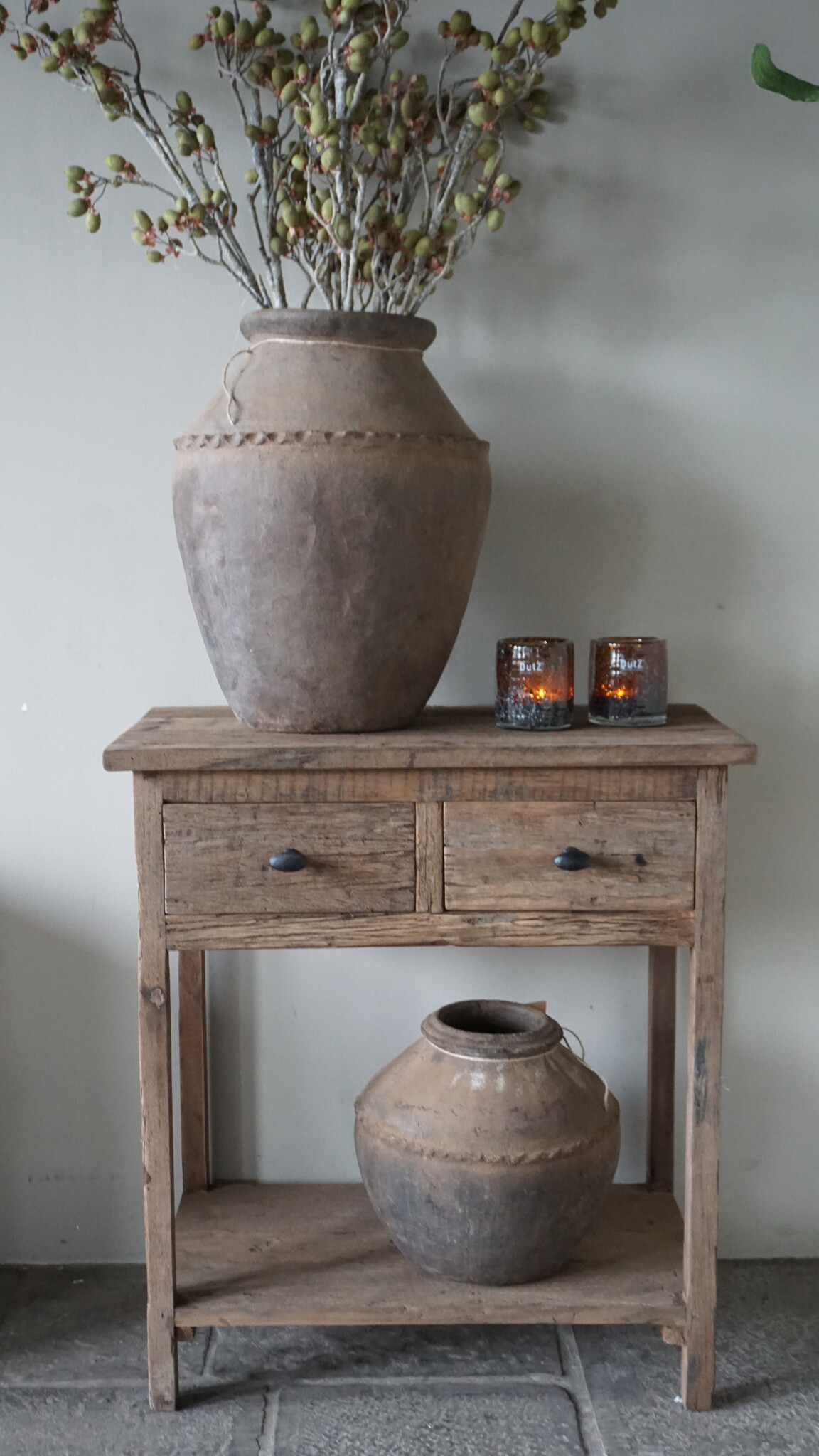 Be-Uniq Wandtafel | Sidetable | 2 Lades | H77xB70xD38 cm