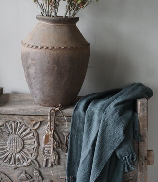 Be-Uniq Plaid Mila | Cement | 180x130 cm