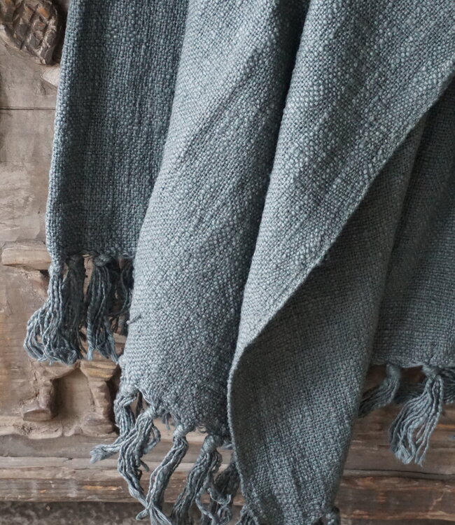 Be-Uniq Plaid Mila | Cement | 180x130 cm