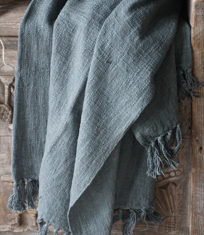 Be-Uniq Plaid Mila | Cement | 180x130 cm