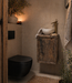 Rene Houtman Daantje Zwevend Toiletmeubel Geborsteld Oud Eiken H55 x  B40 x D25