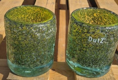 DutZ Cilinder Galaxy | Geel | H10 x D9 cm