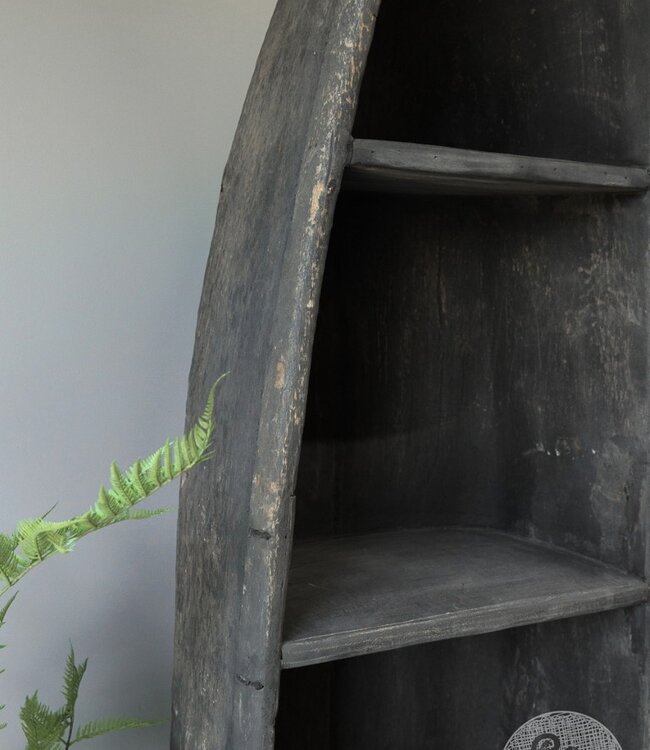 Be-Uniq Origineel oude kano kast India H248 x B70 x D56 Cm