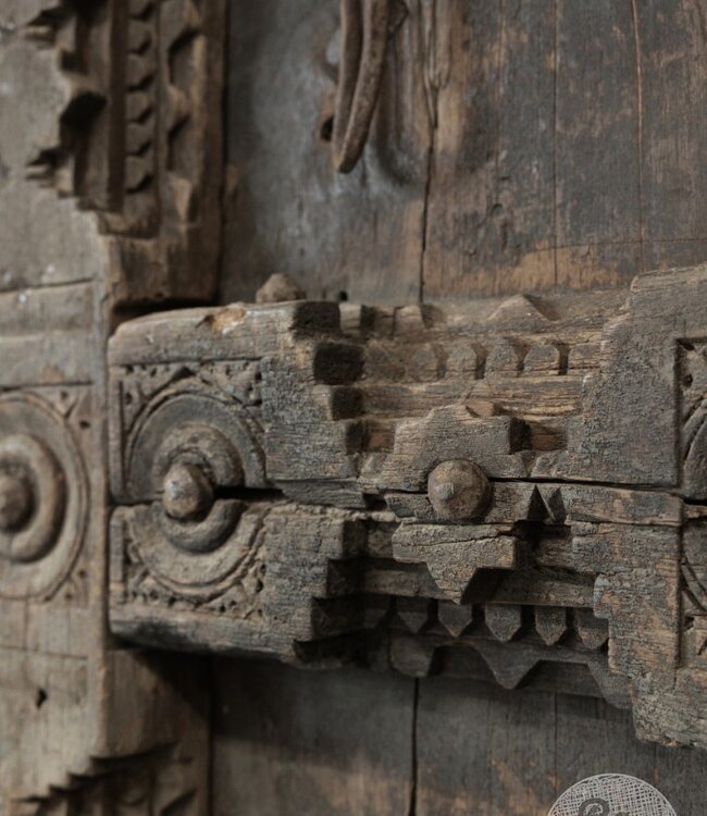 Be-Uniq Deurenset India Set Van 2 Bruin H191 x B121 x D11 Cm