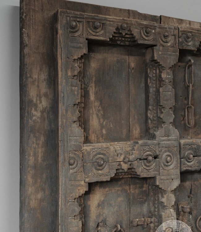 Be-Uniq Deurenset India Set Van 2 Bruin H191 x B121 x D11 Cm