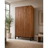 Opbergkast Millie Houten Panelen H220 x B120 x D40 Cm
