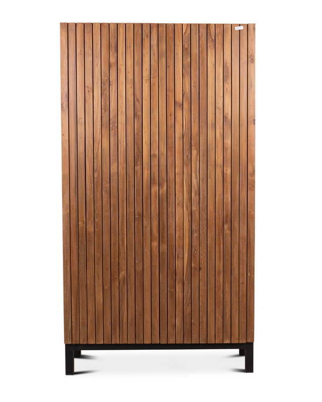 Rene Houtman Opbergkast Millie Houten Panelen H220 x B120 x D40 Cm