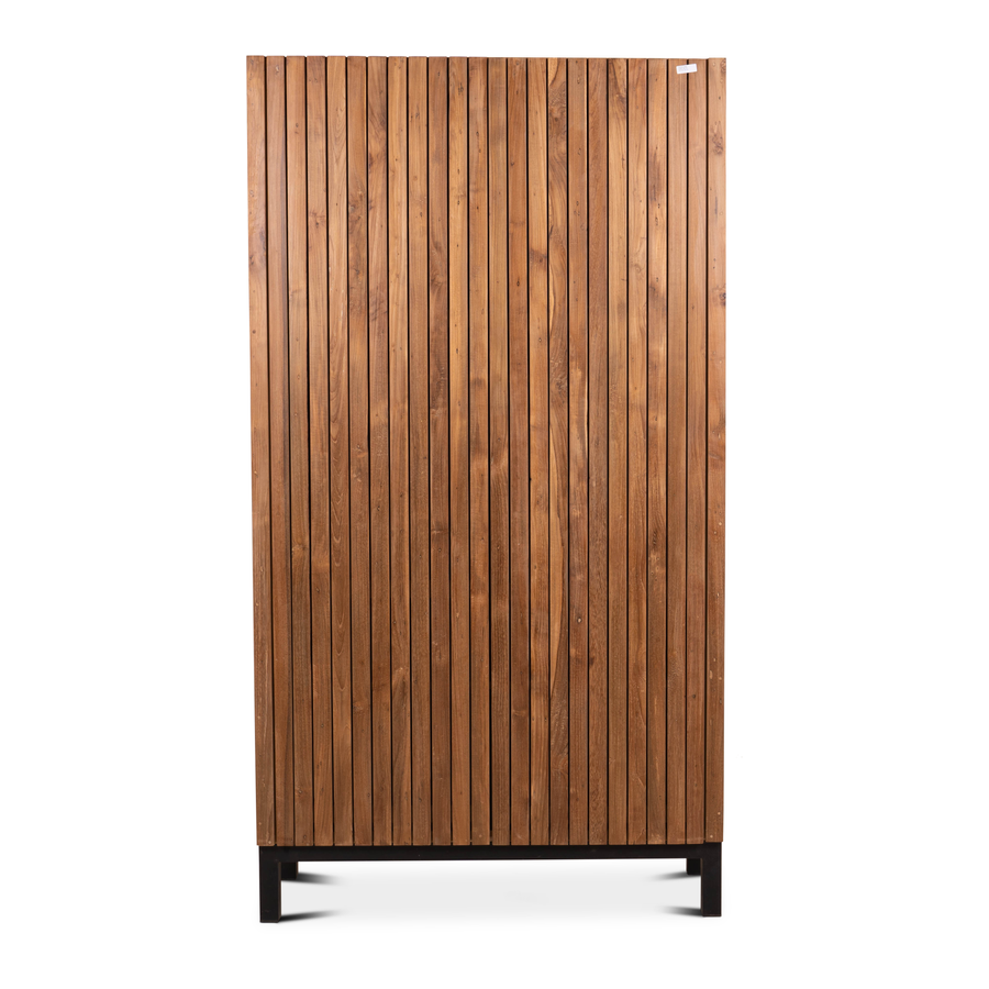 Rene Houtman Opbergkast Millie Houten Panelen H220 x B120 x D40 Cm