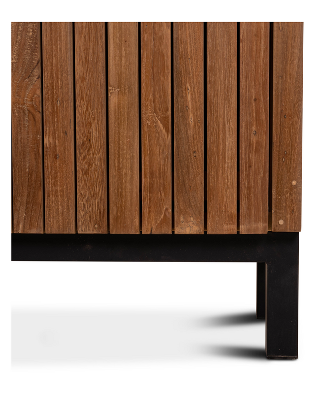 Rene Houtman Opbergkast Millie Houten Panelen H220 x B120 x D40 Cm