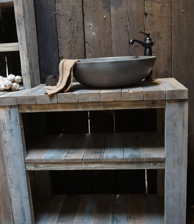 Rene Houtman Houten Keukenblok | H95 x B45 x D95 cm