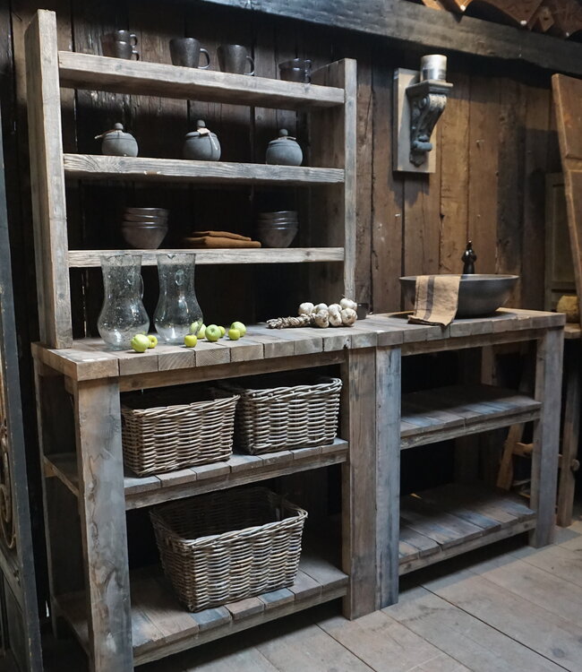 Rene Houtman Houten Wandrek | H89 x B103 x D21 cm