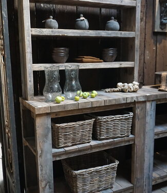 Rene Houtman Houten Wandrek | H89 x B103 x D21 cm