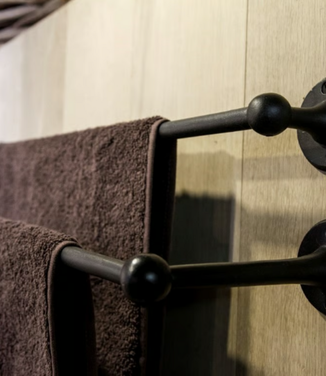 Dauby STUK EINDSTEUN VEROUDERD IJZER - ZWART (VO) " Rechts/Right "