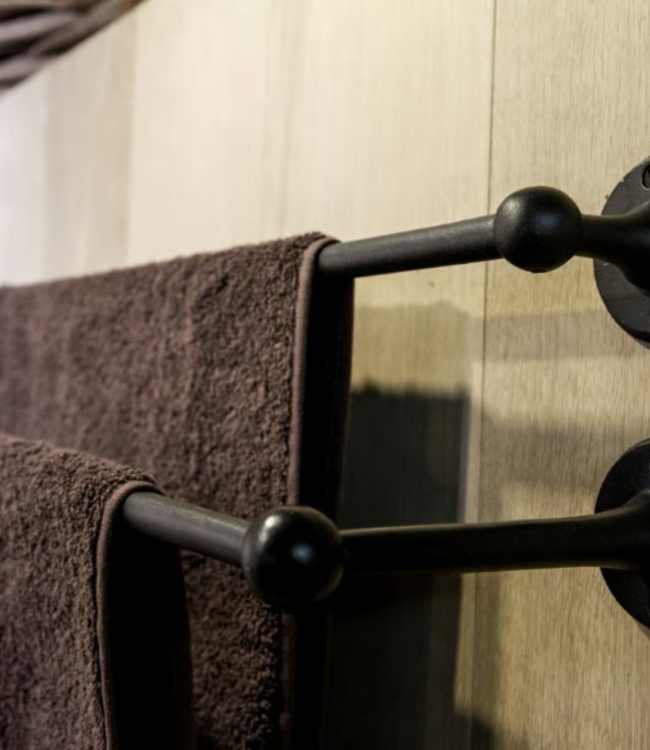 Dauby STUK EINDSTEUN VEROUDERD IJZER - ZWART (VO) "Links/Left"