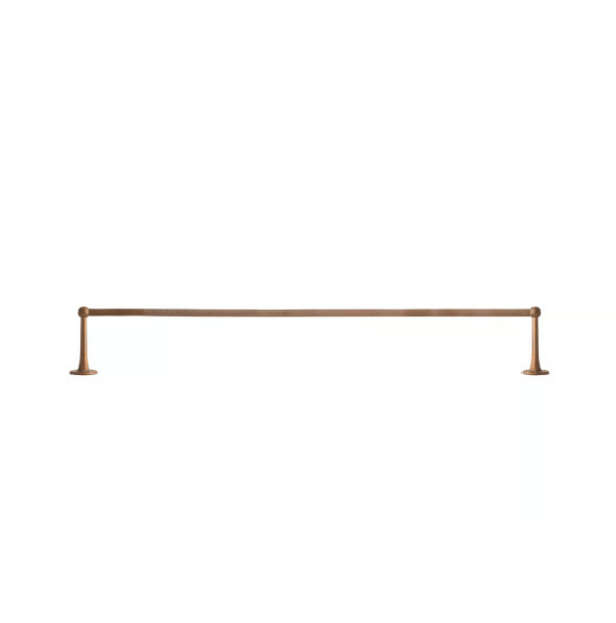 Dauby STUK HOUDER + 2 LANGE EINDSTEUNEN RUW BRONS (RB) 1000mm