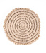 Bazar Bizar Antwerp De katoenen onderzetter - beige - H1 x B12 cm