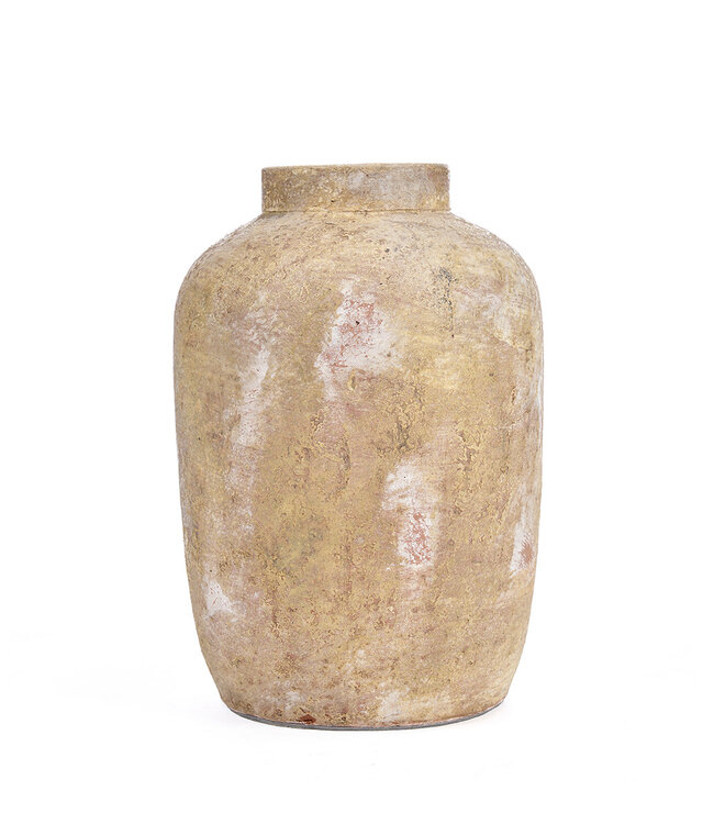 Bazar Bizar Antwerp De Clay Echo-vaas - crème - M