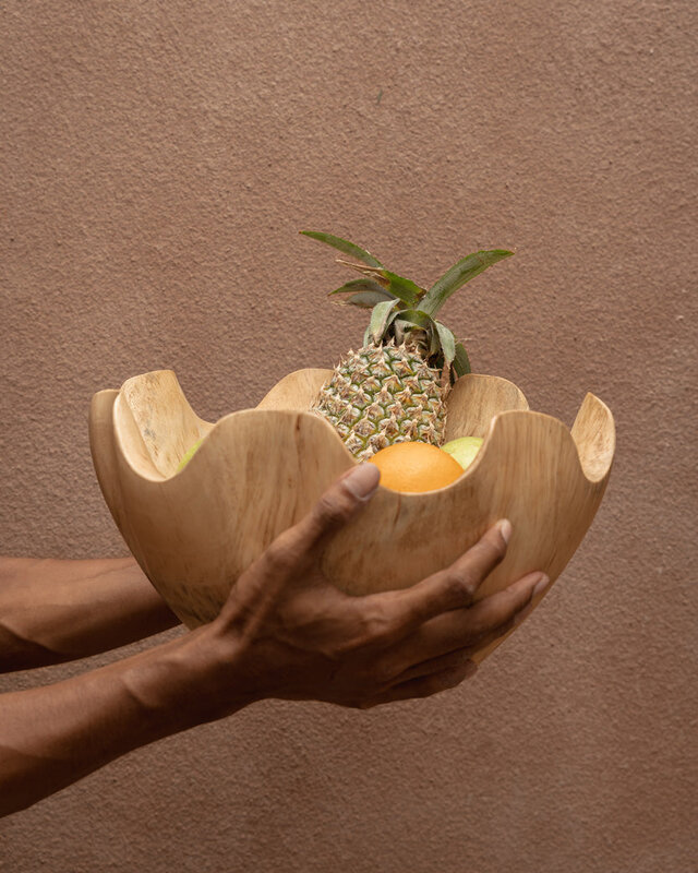 Bazar Bizar Antwerp De Ifefe fruitschaal - naturel