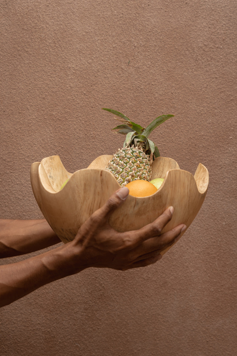 Bazar Bizar Antwerp De Ifefe fruitschaal - naturel